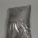 OWENIE Heidi Grey Kitchen Tiers 30 Inch Length 2 Panels Set for Dining Room, Light Filtering Curtains for Bathroom, Basement, Small Rooms, Rod Pocket Solid Curtain, 2 Pcs, Each 30" W x 30" L