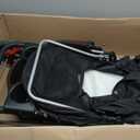 3 in 1 Pet Dog Stroller for Small Medium Dogs 10-50 lbs, Foldable Cat-Strollers for 2-Cats with Removable Carrier, Pet-Strollers for Cats with Storage Bag, Small Puppy-Stroller, Dog-Cart (Black)