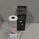 Jellyfish Lamp, Electric Jellyfish Lighting, Jelly Fish Tank Table Aquarium Lamp with 17 Colors, Floating Jelly Fish Night Light Decorations, Valentines Day Gifts for Women, Girls, Men (White)