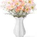 2 x 6 Pcs 23.6 Inch Pink White Artificial Flowers Cosmos for Vase
