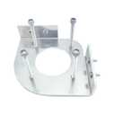 Anodized Aluminum Battery Disconnect Switch Corner Mount Bracket – Fits BEP 701 & M-Series Switches – for Bass Boat, Marine, RV, Camper, and Tractor Applications