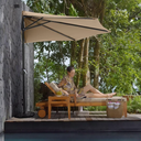 ABCCANOPY Patio Umbrella Outdoor Half Umbrellas for Patio, Backyard, Garden, Deck