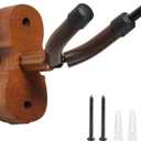 Violin Wall Mount Violin Hanger with Bow Hook, Rosewood Violin/Viola Stand Accessories for Home & Studio (Rosewood)