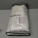100% Blackout Shield Linen Blackout Curtains for Bedroom 90 Inches Long, Back Tab/Rod Pocket Living Room Drapes, Thermal Insulated Blackout Curtains 2 Panels Set, 50" W x 90" L,Cream