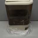 Peaoop 22LBS Rice Dispenser, Large Grain Container Storage with Lid Measuring Cylinder Household Cereal Dispenser Bucket for Kitchen Soybean Corn (22lb)