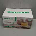 Homvana Small Humidifiers for Bedroom - 2 Packs 1.5L Cool Mist Top Fill Humidifier for Baby Nursery, Essential Oil Diffuser, 3 in 1 for Home Plants Offices and Grow Tents, 7 Color Lights, Ultrasonic