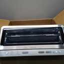 Ninja Flip Toaster Oven & Air Fryer, 8-in-1 Functionality, Flip Up for Storage Space, Large Capacity, Air Fry Basket, Wire Rack, Sheet Pan, Removable Crumb Tray, Stainless, 1800 Watts, SP151, 17.01 in L x 15.75 in W x 7.68 in H
