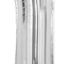 Pack of 3 1 Balloon, Number 1 Balloons 40 Inch, Silver Large Big Foil Number 1 Balloon for First Birthday Party Graduation Wedding Anniversary Baby Shower Bachelorette Decorationss Supplies (Silver)