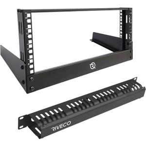 RIVECO 4U Tabletop Rack and RIVECO 1U Cable Management