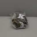 Yilloog 104 Pcs Self-Adhesive Chenille Letter Patches Glitter Initial Stickers Embroidered Fuzzy Letters for Clothing Backpacks Phone Hat DIY Decor Valentines Gifts(Black)