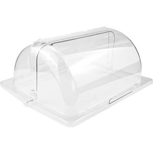 Chafing Dessert Cake Cover Plastic Clear Proof Food Display Cover Cake Plate Food Display Lid Dim Sum Dust Cover for Display and Protect Delicious Bakery Treats, Pack Of 2