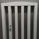 Dog Gate Indoor, Freestanding Dog Fence for The House, Doorways, Hallways,or Stairs,Pet Gate Foldable Wooden,Expandable 32" Height 4 Panels,White