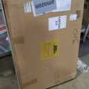 YITAHOME 53 Inch Large Rolling Kitchen Island with Trash Can Storage Cabinet, Portable Mobile Islands Table Long Floating Movable w Wheels Cabinet for 13 Gallon Garbage Bin 2 Drawer, Black