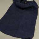 Winter Dog Hats Quiet Ears for Dogs Ear Muffs Pet Neck Warmer Scarf Hoodie Noise Protection Cover Beanie Head Wrap Costume for Pet Dog Cats(Dark Blue,L)