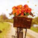 6 Bundles Artificial Fall Flowers Faux Mums,UV Resistant Fake Flowers Silk Flowers Fake Mums for Fall Decor Outdoor Indoor Table Centerpiece Kitchen Pot Porch Wedding Garden Cemetery Autumn