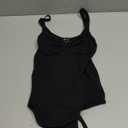 FeelinGirl Shapewear Bodysuit Tummy Control for Women Zip-Up Shapewear Thong Waist V Neck Body Shaper Going Out Black, M