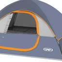 Amazon Basics Camping Tent, 3-Season Dome Design with Rainfly (2 Person)