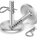 2-Pack Replacement Snow Plow Skid Shoes,Quick Release Adjustable Pin Lock Plow Skid Feet Replacement Compatible with 2014-2020 Polaris RZR 2205071 2208864