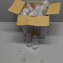 FOCUSLINE 24 Pack 9 Oz Clear Plastic Champagne Flutes, Stemless Plastic Champagne Glasses Clear, Heavy Duty Toasting Glasses, Shatterproof and Disposable Cups Perfect For Any Party