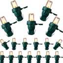 Mini Christmas Led Lights Christmas Tree Light Mini Lights Bulbs Replacement Christmas Wire Lights Outdoor Indoor for Christmas Wedding Party Garden Decoration (60, Warm White)