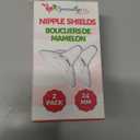 Breastfeeding Nipple Shields for Nursing Newborn Baby, 2 Count 24mm | Soft Silicone | BPA BPS Free with Sterilizer Case