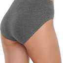 Altheanray Womens Underwear Cotton Underwear for Women Seamless Hipster Bikini Briefs Panties 6 Pack, S