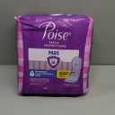 Poise Incontinence & Postpartum Pads for Bladder Leaks, 7 Drop Ultra Absorbency, Long Length, 39 Count