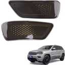 Smoked Lens Rear Bumper Reflector Light for Jeep Grand Cherokee (2011-2020) Patriot (2013-2017) Compass (2011-2017) for Dodge Journey 2011-2020, Replace# 57010720A 57010721AC