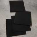 Black Foam Sheets Padding Insulation Rubber Anti Vibration Anti Slip Pad for Craft Furniture(8 Pcs, 12L x 12W x 2H Inch)
