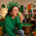 2 x St Patricks Day Headband Shamrock Headbands St Patricks Day Accessories for Women