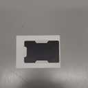 Wallet Tracker Card Air-Tag - Work with Apple Find My (iOS only), 0.07in Slim Tracking Card, IP68 Waterproof Bluetooth Tracker Finder, Apple MFi Certified, Item Locator for Luggage, Passports, Purse (Matte Black)