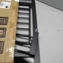 keny 29"-42.5" Baby Gate for Stairs, Auto Close Safety Dog Gate, Pressure Mounted Easy Walk Through Pet Gate for Doorways, Durable Stair Gate, 30" Tall, Black