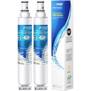 ICEPURE 4396701 Refrigerator Water Filter Replacement for Whirlpool 4396702, EDR6D1, EveryDrop Filter 6, Kenmore 9915, 46-9915, 2 PACK