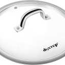 Duxtop Cookware Glass Replacement Lid (Interior Diameter: 8-5/8inch, Exterior Diameter: 9-1/4inch)