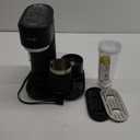 Mr. Coffee 4-in-1 Single-Serve Latte, Iced, and Hot Coffee Maker with Milk Frother and Tumbler Black