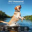 Dog Shock Collar, 3300ft Dog Training Collar with Remote, IPX7 Waterproof Rechargeable Sleek Modern Shock Collar for Small, Medium, Large Dogs with Beep, Vibration, Safety Shock, Light Mode, 8-120 lbs