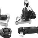 Engine Mount Kit for Honda Civic 2006-2011 L4 1.8L 50850-SNA-A81,50820-SNA-023,50890-SNA-A81,50880-SNA-A81,A4530,A4534,A4543,A4546