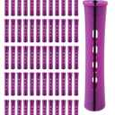 60pcs Perm Rods for Women's Natural Hair, 0.75inch - Hair Roller Curler Perm Rods for Long, Medium, Small Hair - Plastic Cold Rods, Hairdressing Styling Tool