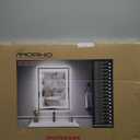 USHOWER LED Bathroom Mirror 24x36 Inch Tempered Glass - Frameless LED Backlit Lighted Mirror for Bathroom Vanity with Anti-Fog, 3 Colors Dimmable, Memory Function, Wall-Mounted (Rectangle)