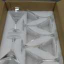 UMI UMIZILI Martini Glasses Set of 7  Classic Cocktail Martini, Margarita, Whiskey, Tequila Glass for Engagements, Weddings, Corporate Events, Parties Gifts, Dishwasher Safe, Clear