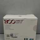 Mayfair Linen 100% Egyptian Cotton Queen Size Sheet Set - 4 PC 600 Thread Count Egyptian Cotton Sheets Set for Queen Size Bed (Silver), Soft & Cooling, Luxury Hotel 16" Deep Pocket Sateen Bedsheet