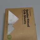 KeaBabies 2-Pack Organic Crib Sheets for Boys, Girls - 52x28 Fitted Crib Mattress Sheet Neutral, Breathable Jersey Cotton Cover for Baby Bed, Toddler Mattress, Soft & Cute Prints (Herb)