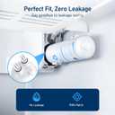 TEEHAY Filter 1 Replacement Filter EDR1RXD1, Compatible with Whirlpool WRS325SDHW, WRS315SDHM, WRS331SDHM, WRS335SDHM, WRS322FDAW, WRS526SIAE, WRS571CIHW, WRS315SDHW, WRSA71CIHZ, 3 Pack
