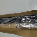 Small Curtain Rods for Windows 30" to 45" 5/8 Inch Standard Decorative Black Curtain Rod with Brackets Easy to Install for Bedroom Living room Kitchen (30",45")