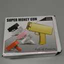Sopu Make it Rain Money Gun Paper Playing Spary Money Toy Gun, Prop Money Gun Cash Gun Toy Party Supplies (Passion Red)