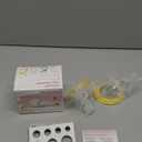 Nenesupply 17mm Oval Flanges Compatible with Medela Breast Pump Parts Replace 17mm Medela Flange Accessories. Work with Pump in Style Parts Symphony Parts Swing Maxi Harmony and Personalfit Flex