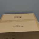 26.5" Ceramic Table Lamp Set of 2, 3 Way Dimmable Touch Control Table Lamp with 2 USB Charging Ports for Bedroom Living Room, Modern Nightstand Lamp End Table Lamps, Bulbs Included (White Shade & Silver Base)