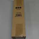 TVWOO Silver Wrap Around Curtain Rods:5/8 Inch Blackout Adjustable Window Curtain Rod for Bedroom Kitchen Apartment Renter Friendly,Room Darkening Curved Drapery Rods Easy Install,Antique Brown 28-48"