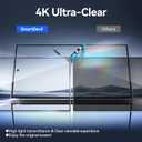 SMARTDEVIL 2 Pack for Samsung Galaxy S24 Ultra Privacy Screen Protector,Anti-Spy Tempered Glass,Full Coverage,Finger Print Reader Compatible, Clear 9H Tempered Glass Film