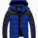 CREATMO US Men's Puffer Jacket Waterproof Winter Parka jacket Warm Thicken Ski Coat Size M